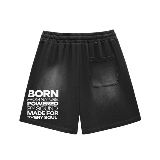 Sun Fade Angel No. Cotton Shorts