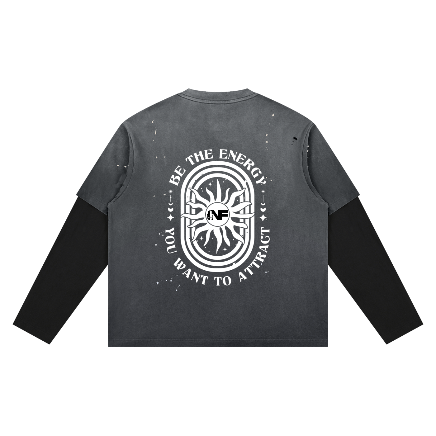 Unisex Vintage Energy Layered Tee