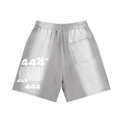Angel Frequency Unisex Distressed Shorts