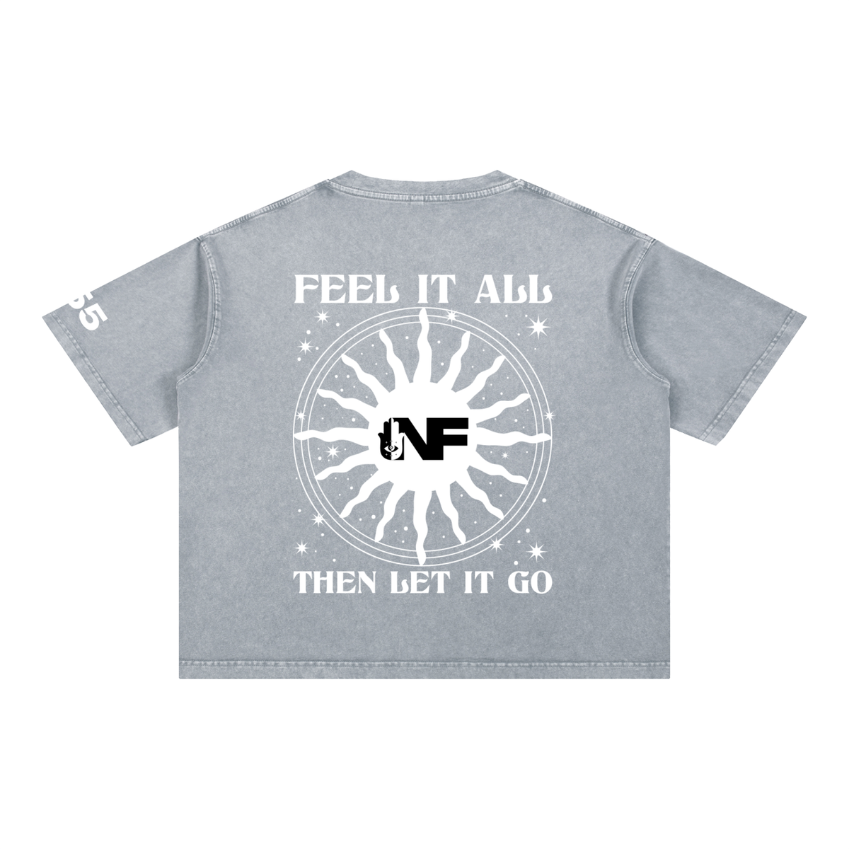 Mineral Wash Boxy Cotton T-Shirt