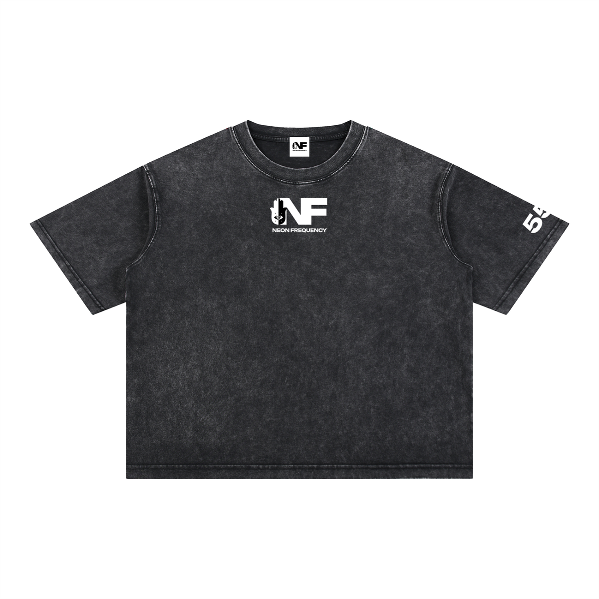 Mineral Wash Boxy Cotton T-Shirt