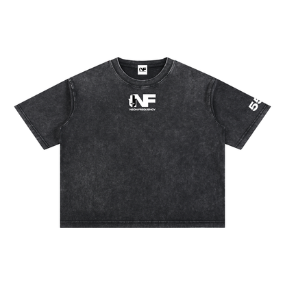 Mineral Wash Boxy Cotton T-Shirt