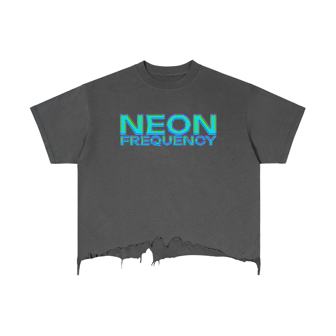 Vintage Neon Frequency T-Shirt