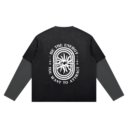 Unisex Vintage Energy Layered Tee