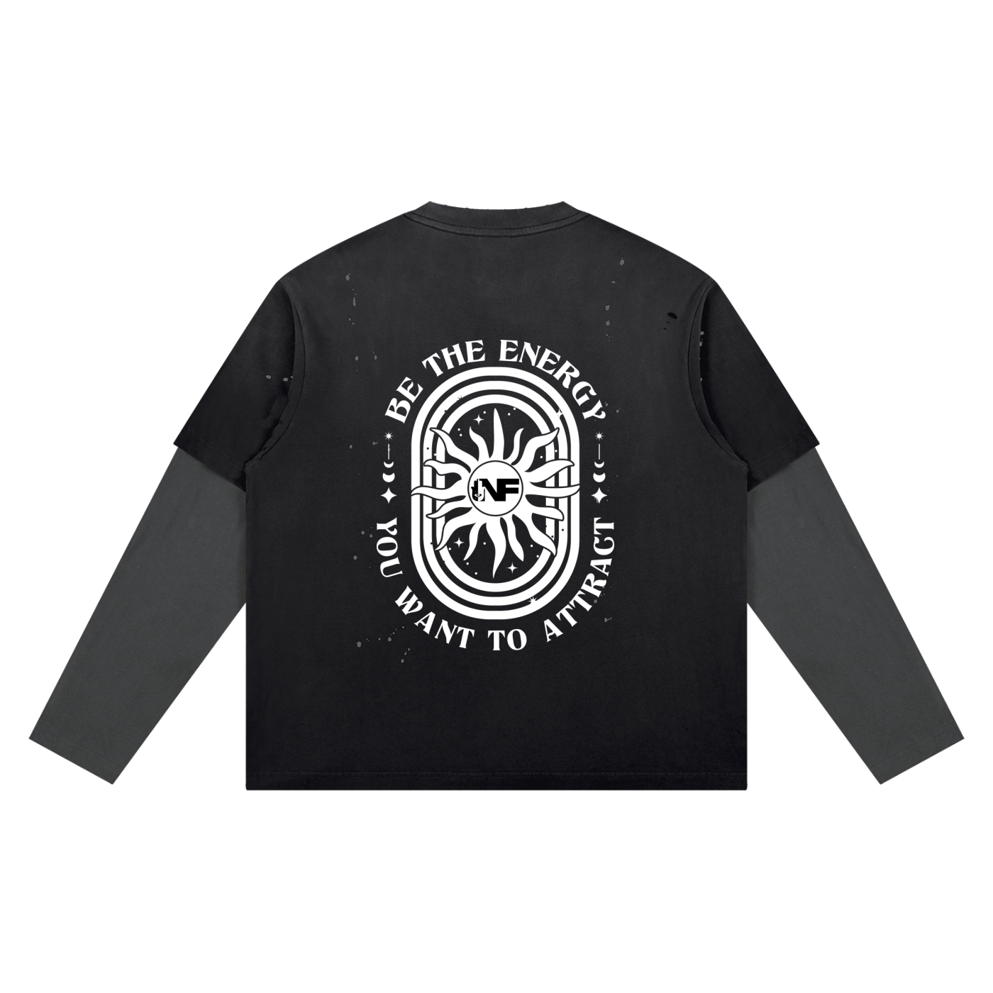 Unisex Vintage Energy Layered Tee
