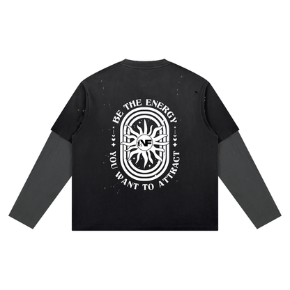 Unisex Vintage Energy Layered Tee