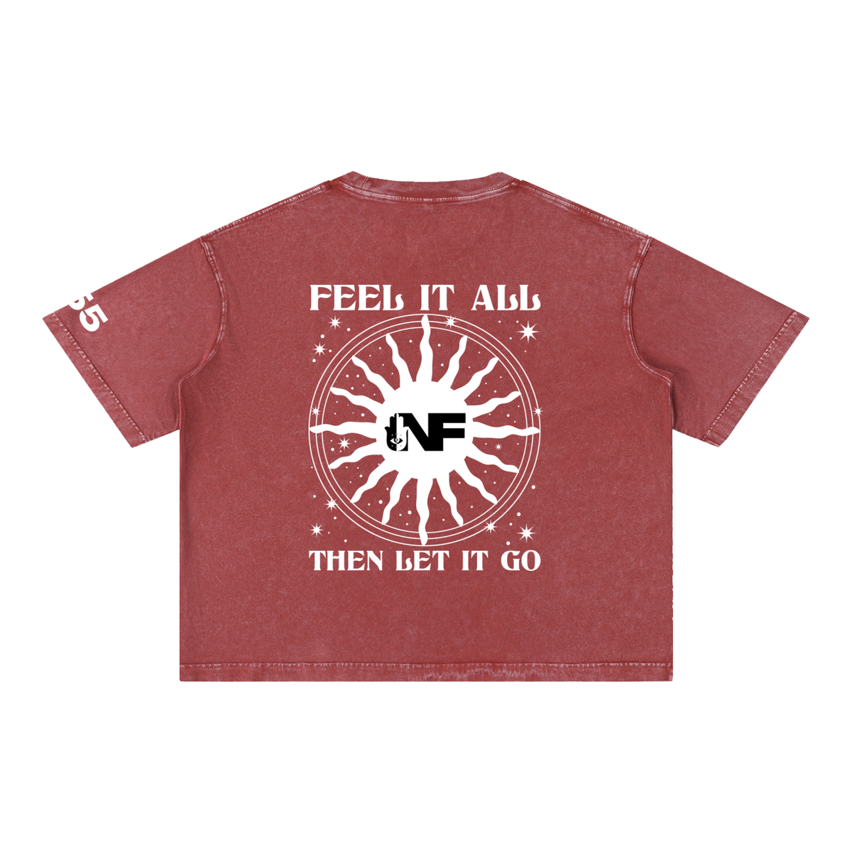 555 Feel it All Boxy Cotton Tee