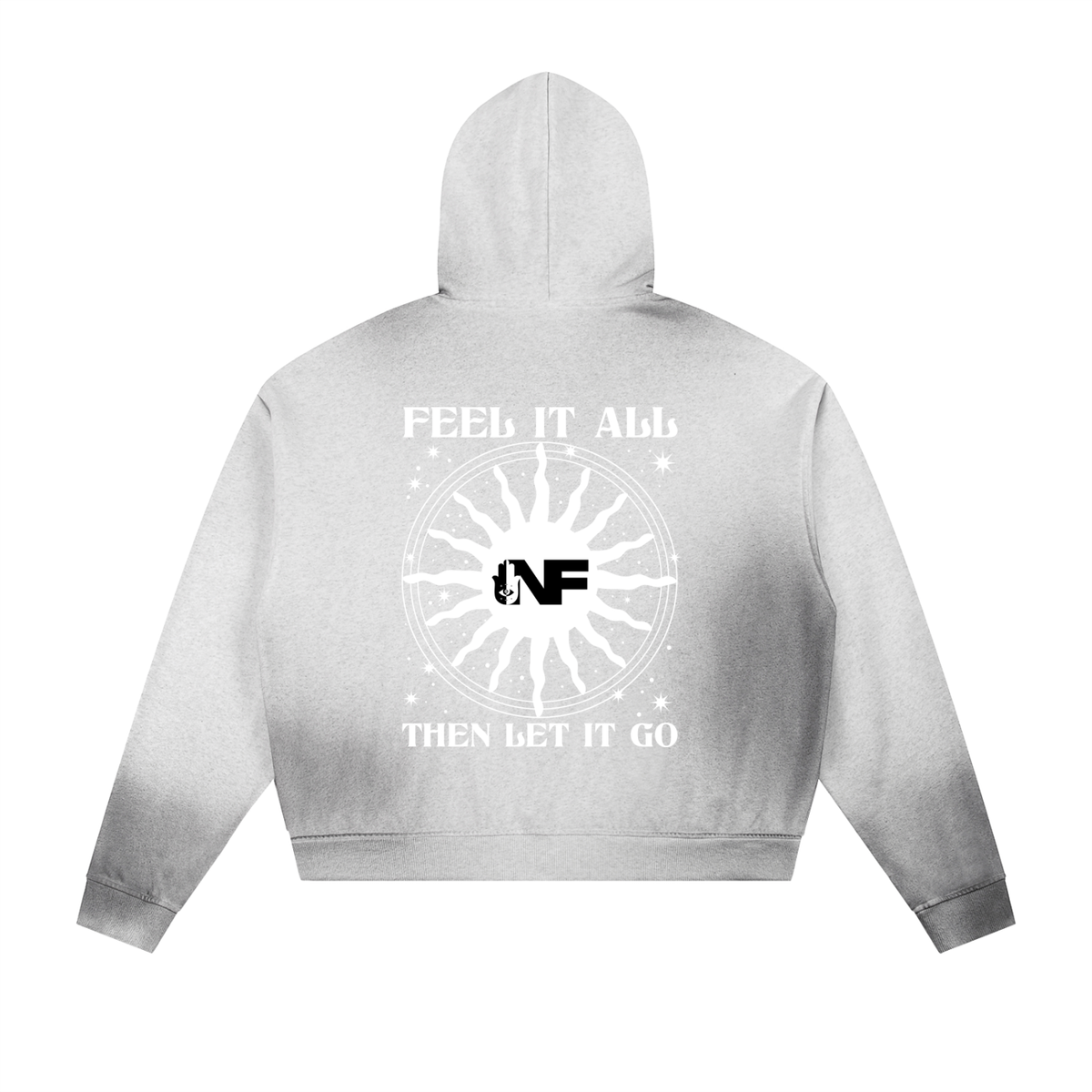 Sun Fade Angel Numbers Zip Hoodie