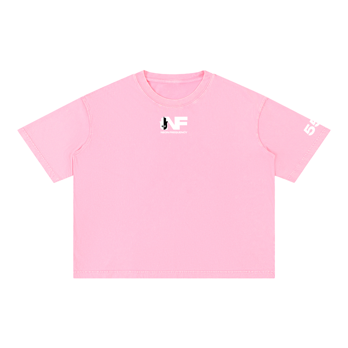 555 Feel it All Boxy Cotton Tee