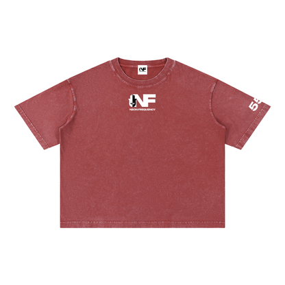 Mineral Wash Boxy Cotton T-Shirt