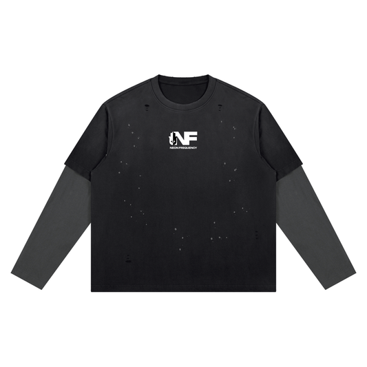 Unisex Vintage Energy Layered Tee