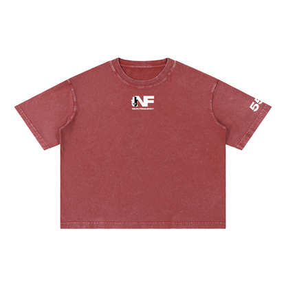 555 Feel it All Boxy Cotton Tee
