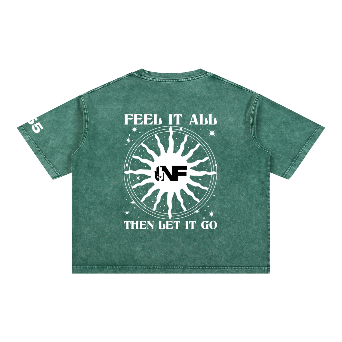 555 Feel it All Boxy Cotton Tee