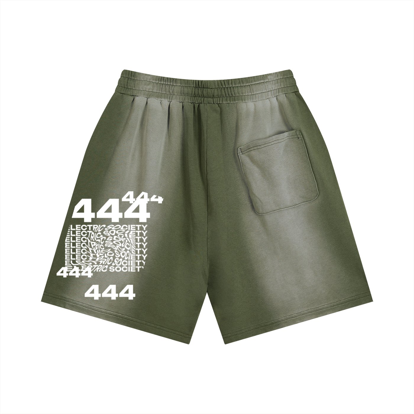 Angel Frequency Unisex Distressed Shorts