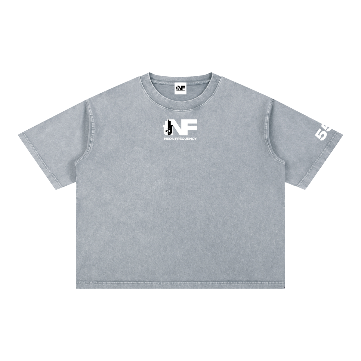 Mineral Wash Boxy Cotton T-Shirt