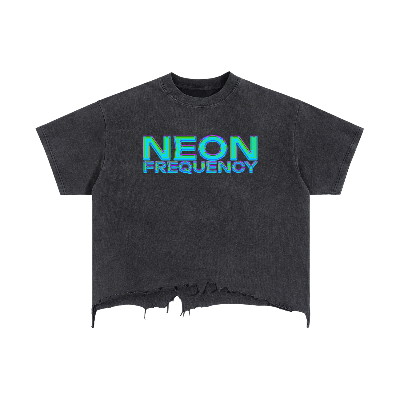 Vintage Neon Frequency T-Shirt