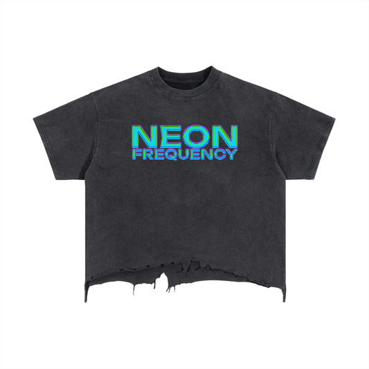Vintage Neon Frequency T-Shirt