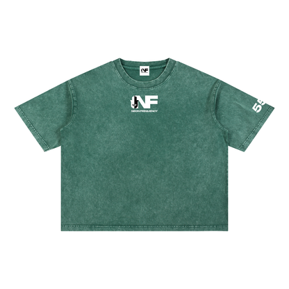 Mineral Wash Boxy Cotton T-Shirt